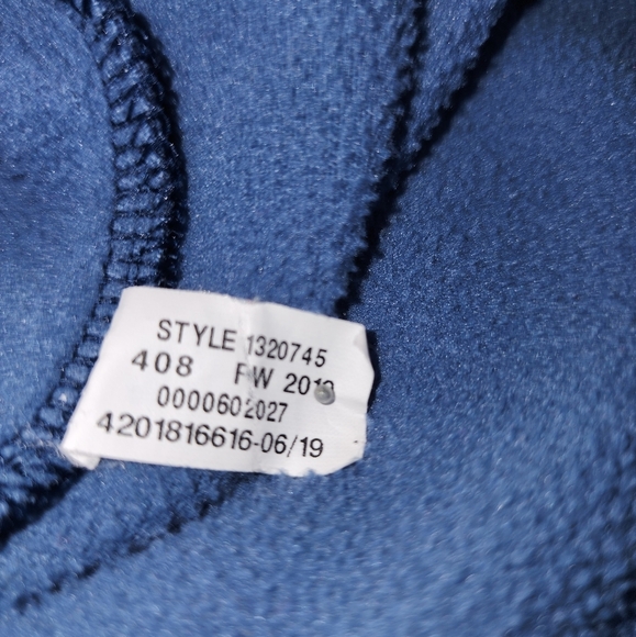 Under Armour Men's Blue Quarter-Zip Jacket - Picture 9 of 9